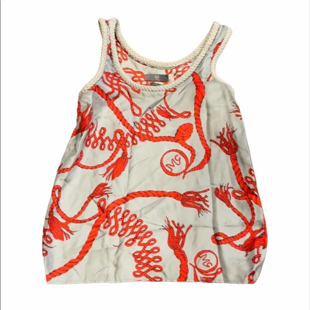 - 🔴 McQ by Alexander McQueen Gray Red Rope top